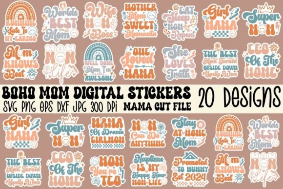 Boho Mama Stickers SVG Bundle: A Designer’s Embroidery Review