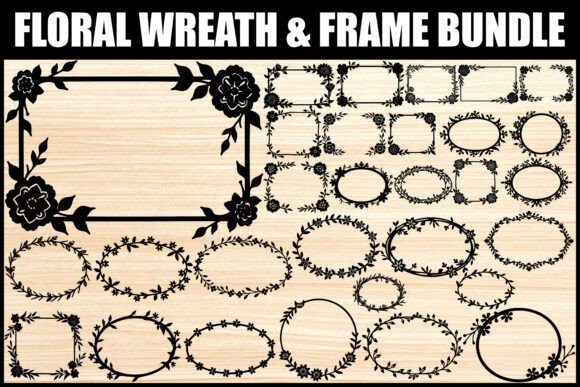 Floral Wreath and Frame SVG Bundle: Graphics and Illustrations Review