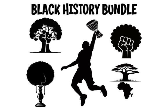 Pan-African Floral Elements Bundle Graphics and Illustrations Review